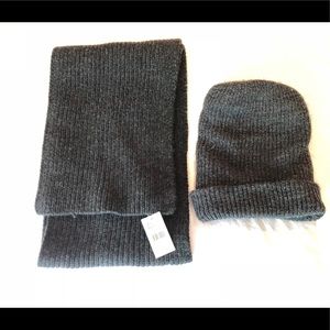 Men scarf with beanie